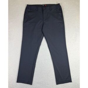 Thousand Miles Pants Mens Large Gray Slim Fit Travel Chino Stretch Casual